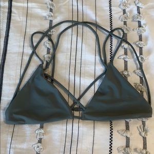 Olive green Tobi bikini top size M